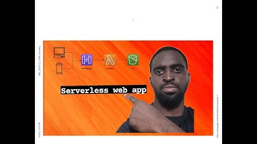 AWS serverless web app