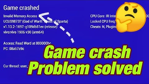 HOW TO SOLVE GAME CRASH IN PPSSPP, invalid memory access/resume;reset problem solved 😇#pes #psp