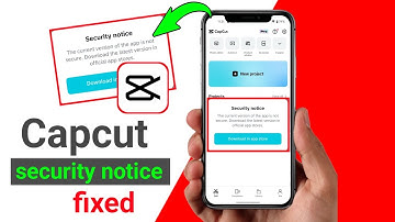 Security notice capcut  | Security notice problem in capcut solve | security notice capcut fix