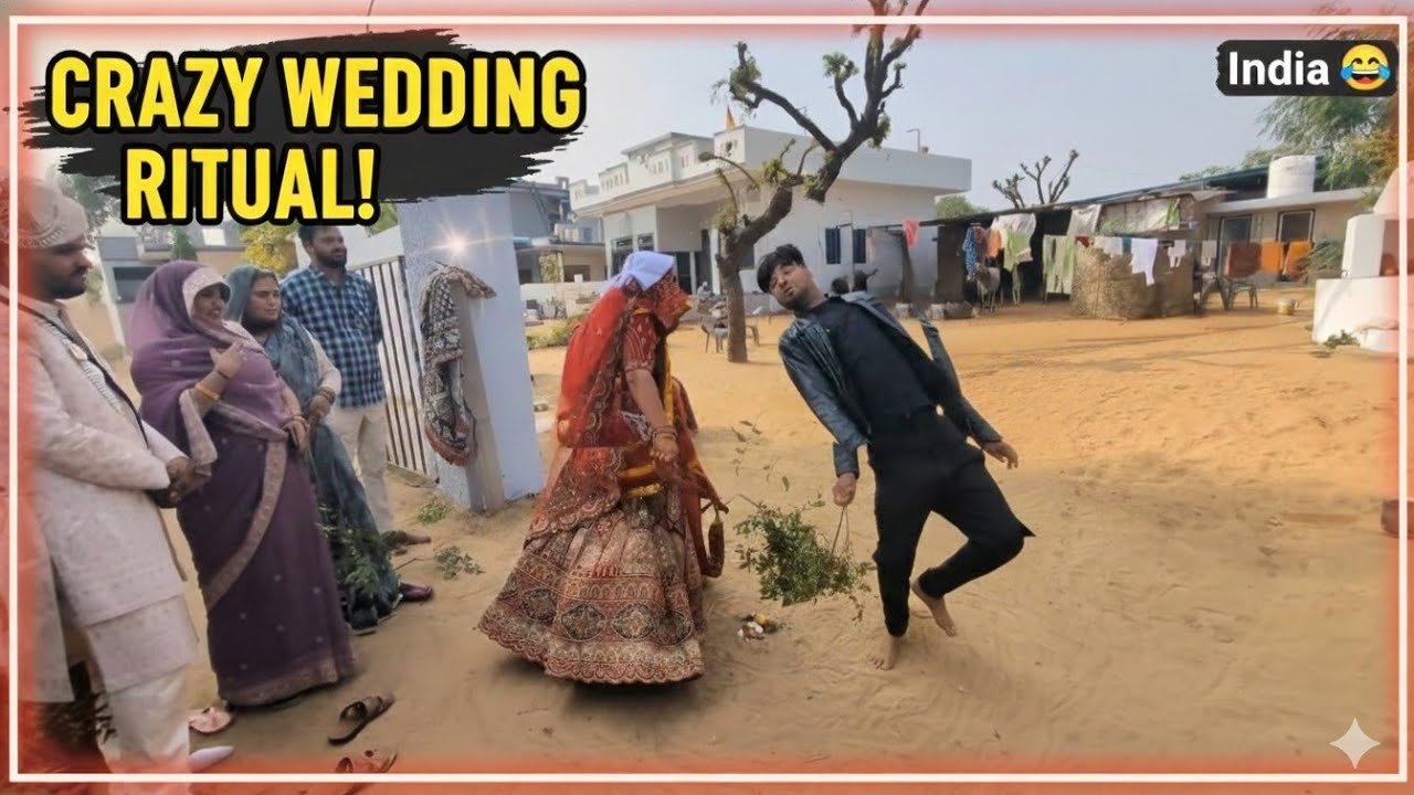Rajasthani crazy wedding ritual 😂 - YouTube