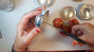 How to use a Soda Can to make a domed bead