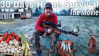 30 Day Survival Challenge At Home The MOVIE  Catch and Cook Challenge