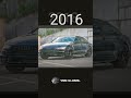 Evolution of audi a7 20102022 shorts