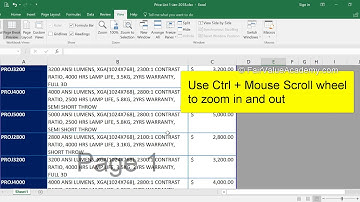 Excel 6 1 6 Grey out the unused area of a sheet in view mode
