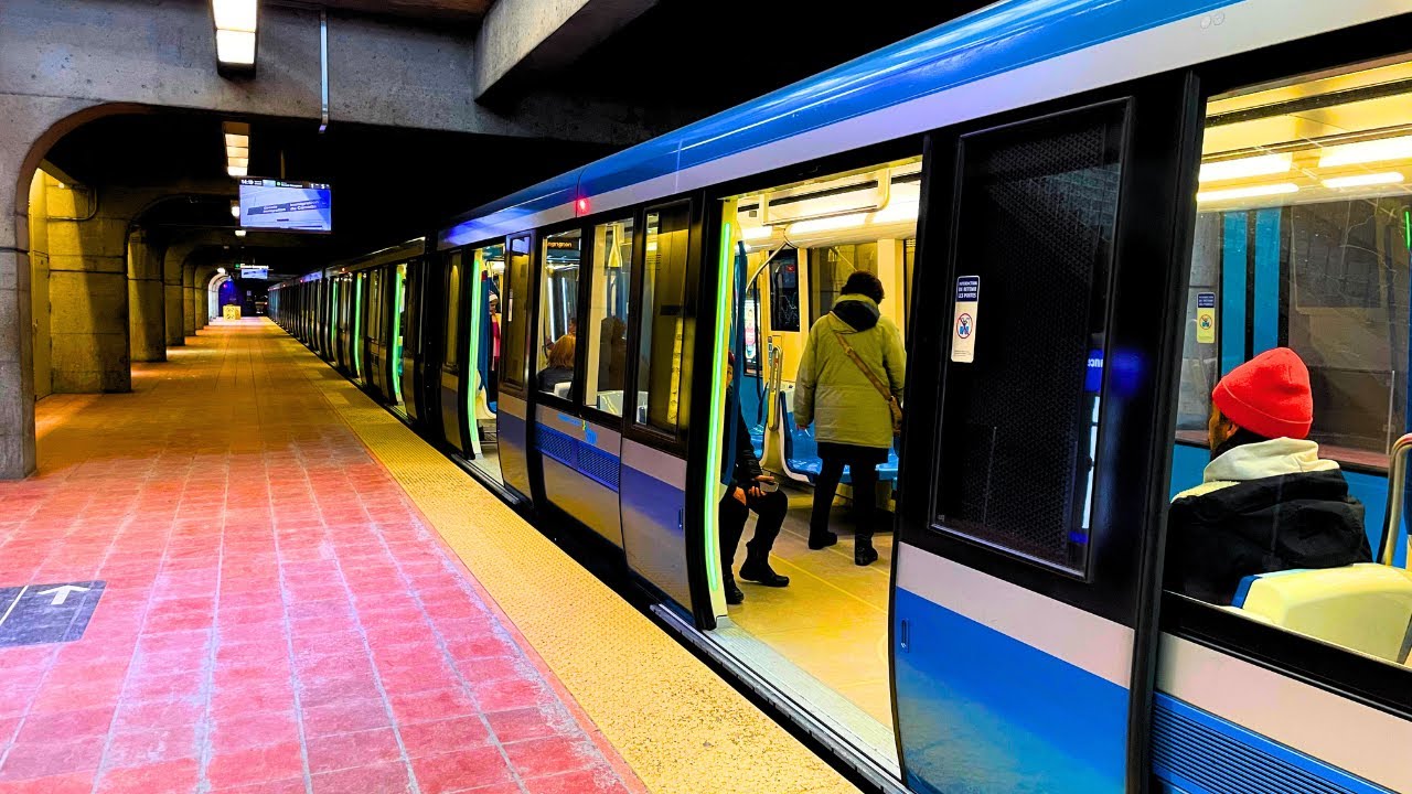 [Métro de Montréal] Trajet de Namur jusqu'à Angrignon incluant les vues extérieures🟠🟢