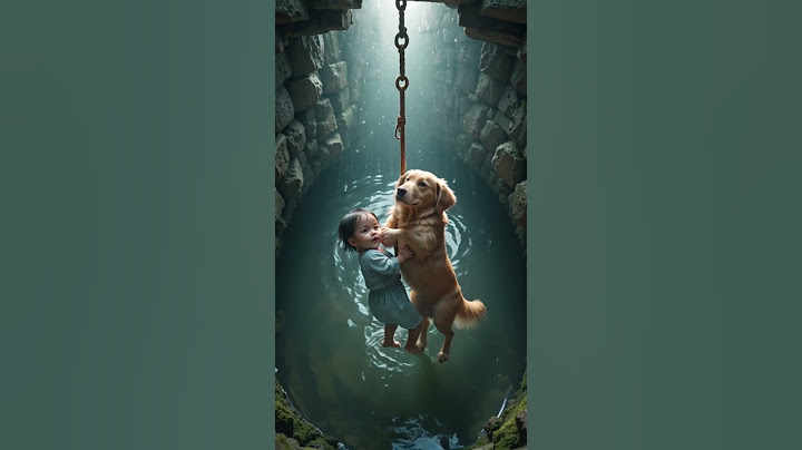 Golden Retriever Jumps into Well to Save Baby 👶 | Animal Rescue Short! #dog #shorts