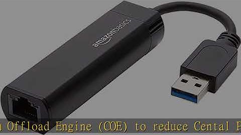 Amazon Basics USB 3.0 to 10/100/1000 Gigabit Ethernet Internet Adapter