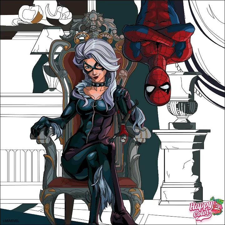 Женщина кошка и человек паук #человекпаук #женщинакошка #spiderman # ...