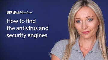 GFI WebMonitor | Finding the antivirus and security engines