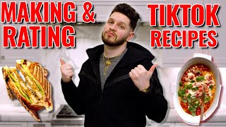 MAKING & RATING VIRAL TIKTOK RECIPES! 🔥😋