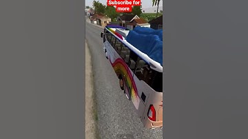 #shorts | SR2 XHD Full pack Bus Mod for Bussid |  Beautiful village | Android game | 3d game | Bus