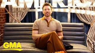 We played Ask Me Anything with Chris Evans backstage at 'GMA' l GMA