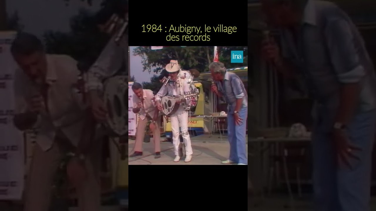 Les records du monde improbables d'Aubigny 😅🏆  #INA #shorts
