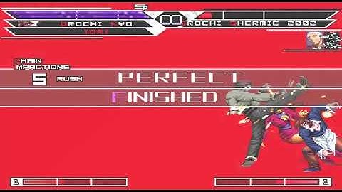 KOF MUGEN Orochi kyo & Orochi Iori VS Orochi Chris, Orochi Shermie 2002 UM, Orochi Yashiro 2002 UM