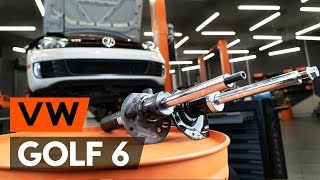 Hoe een veerpoot vooraan op een VW GOLF 6 (5K1) vervangen [HANDLEIDING AUTODOC]