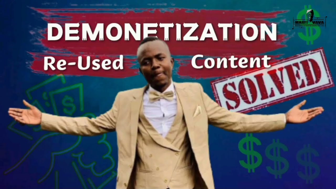 Demonetised for re-used content SOLVED  after 4 months.