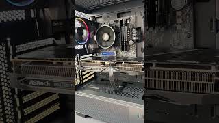 AMD RYZEN 7 5700 + GIGABYTE AORUS B550 ELITE + RX 7600 CHALLENGER + GABINETE SUPERFRAME NEBULA