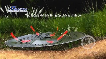 Lưỡi cắt cỏ hợp kim CÔNG NGHỆ MỚI - với BỀ MẶT CONG 3D | Anh Tin
