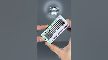 3D Printed Frosty The Snowman Melody Fidget