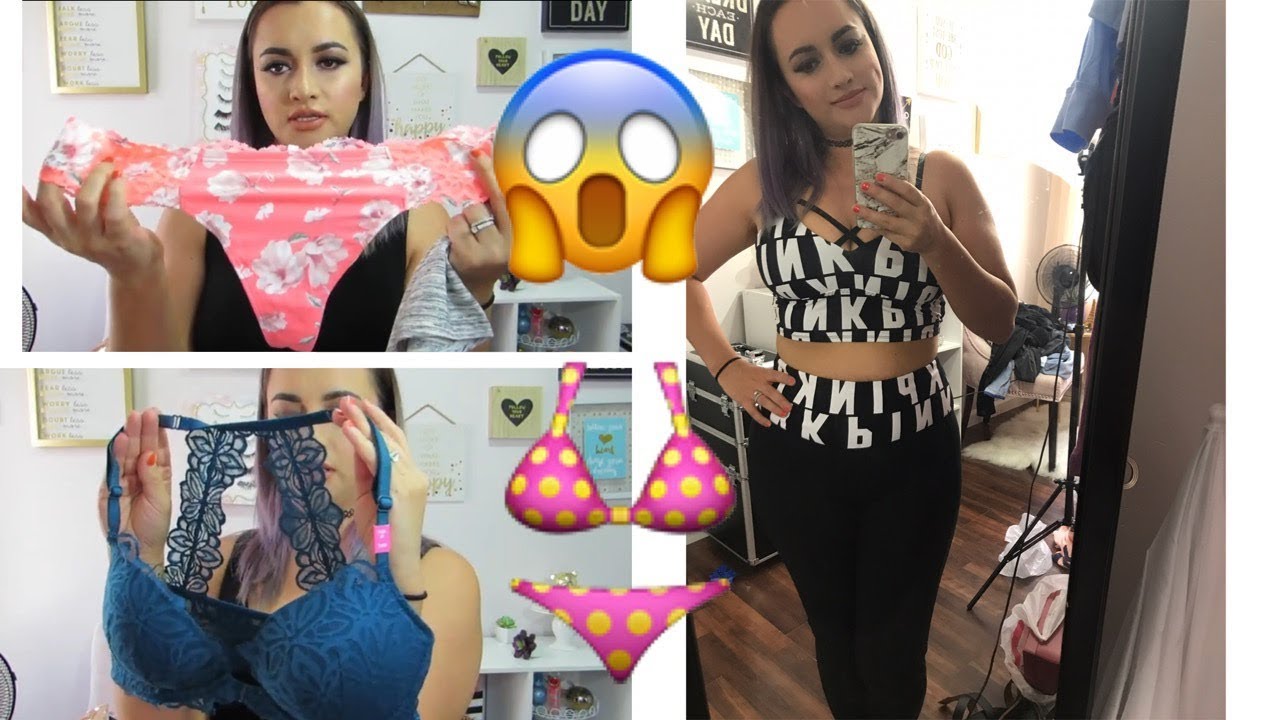 Victorias Secret Pink Haul Try On Ropa Interior