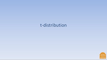 t distribution