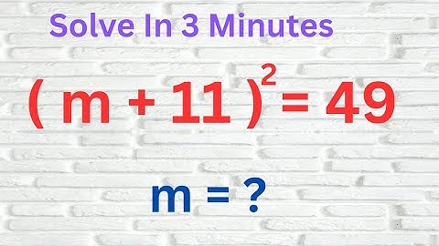 France - Math Olympiad Question | An Algebraic Expression | You should be able to solve this!
