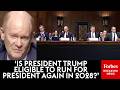 Watch The Shocking Moment When Chris Coons Asks Trump Noms Straight-Up If Trump Can Run For 3rd Term
