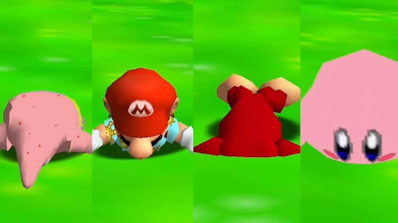 All special Characters new falling Animations in Super Mario