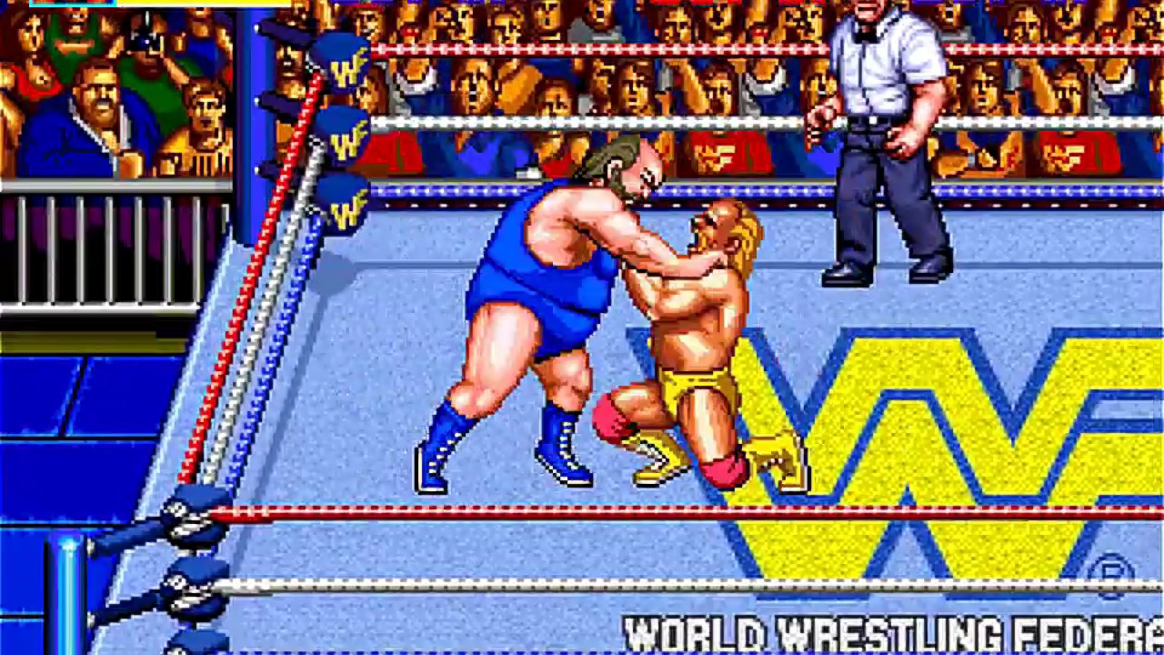 WWF Wrestlefest - Arcade Game (1991) Royal Rumble Win. Longplay. - YouTube
