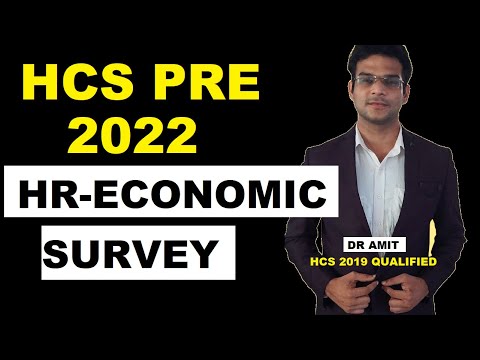 HARYANA ECONOMIC SURVEY 2022 FOR HCS DR AMIT (HCS QUALIFIED/ IAS 3 INTERVIEWS)