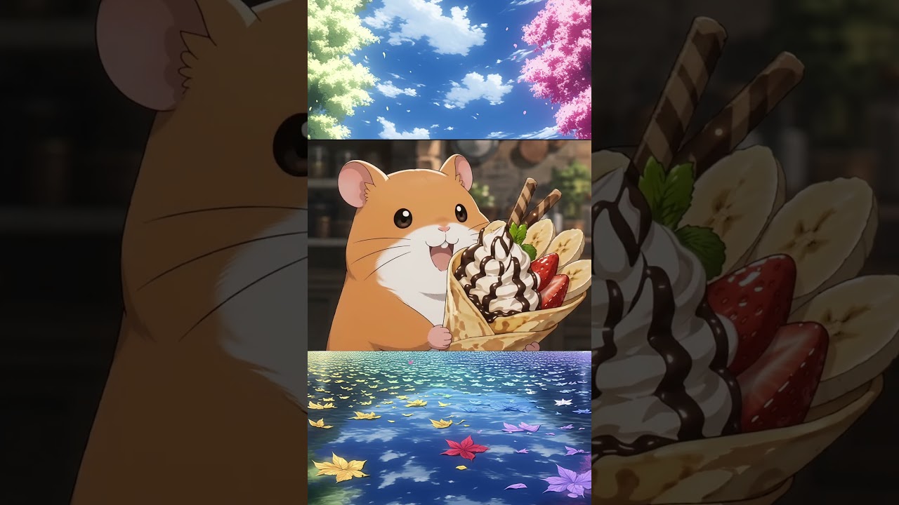不老長寿のダークエルフさん【アニメ篇】ほのぼのクレープ #異世界 #アニメ #shorts