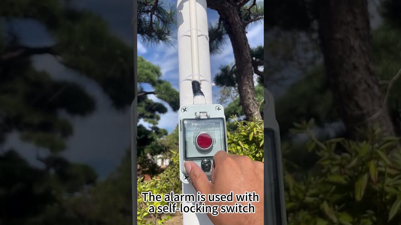 Outdoor High Decibel Safety Emergency One Button Alarm Siren Alarmsystem Security