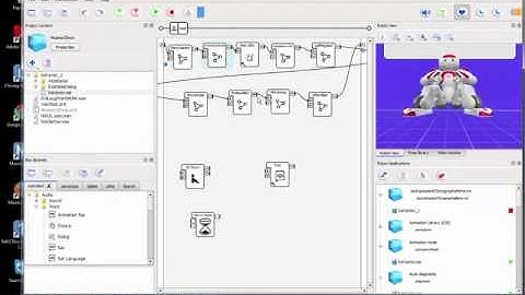 NAO tour test Choregraphe 2