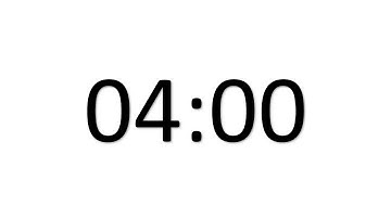 4 minutos con voz cuenta atrás regresiva