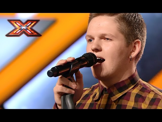 Young guy touched the heart of a Judge to tears. X Factor 2016 class=