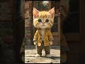 Cute kitten hardworking 😭#shorts #shortvideo #viral #viralvideo #cute #cat #ai