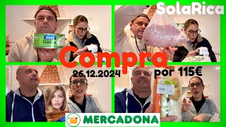 Buy for Christmas days for €115 💶 + Buy Mercadona 🛒 + SolaRica 🥩 + Shopping basket 🧾
