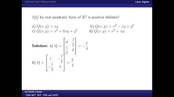 CSIR NET MATHEMATICS || 26th November 2020 || Part-B || Linear Algebra