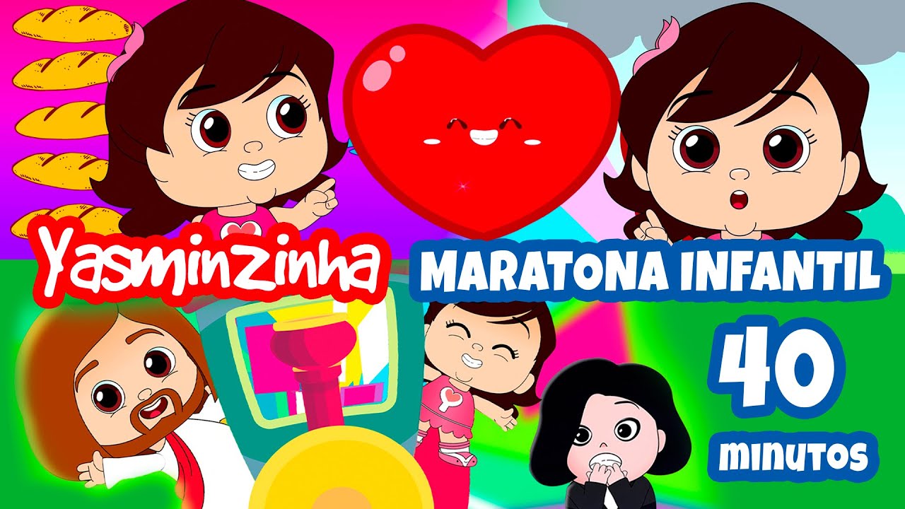 Yasminzinha - Maratona 40 minutos de Música Gospel Infantil - Vol 1 + Vol 2