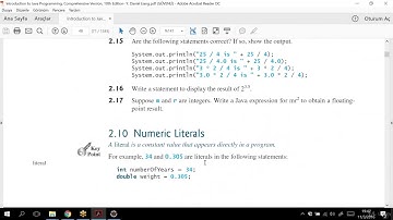 Programlamaya giriş Temel Programlama Mantığı 5 - Numerik Literaller   Matematiksel İşlemler