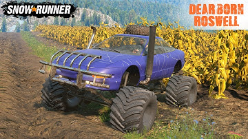 SnowRunner - DEARBORN ROSWELL OFF-ROAD COUPE Driving Through The Cornfield