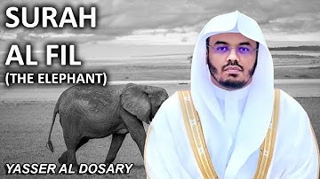Surah Al-Fil | ENGLISH (سورة الفيل) - Sheikh Yasser Al Dosary (الشيخ ياسر الدوسري)