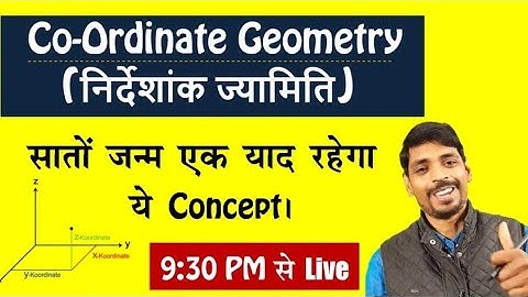 Algebra Coordinate Geometry