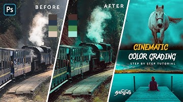 Cinematic color grading Photoshop Camera raw filter Tutorial