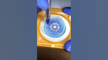 Mesmerizing Spirograph Art – So Satisfying to Watch! 🎨✨ #Shorts