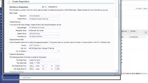 Recruitment: Approving a request as the final approver