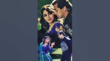 dekha Hai pehli Baar#Madhuri Dixit and Salman Khan#superhitsong #hindisong #love 90song#ytshorts
