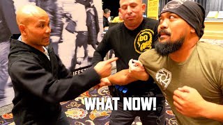 Wing Chun Master Meets US Marines and Cop | Master Wong