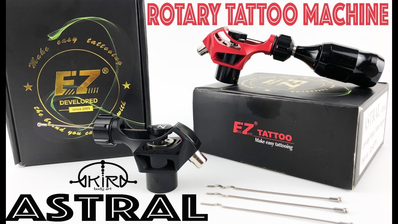 Máquina Rotativa Tattoo ASTRAL by EZ Review - YouTube