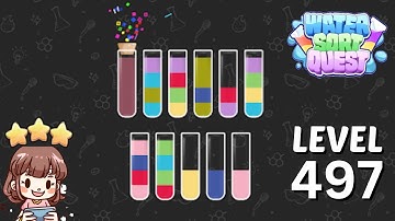 Water Sort Quest Level 497 Solution Walkthrough 🧪